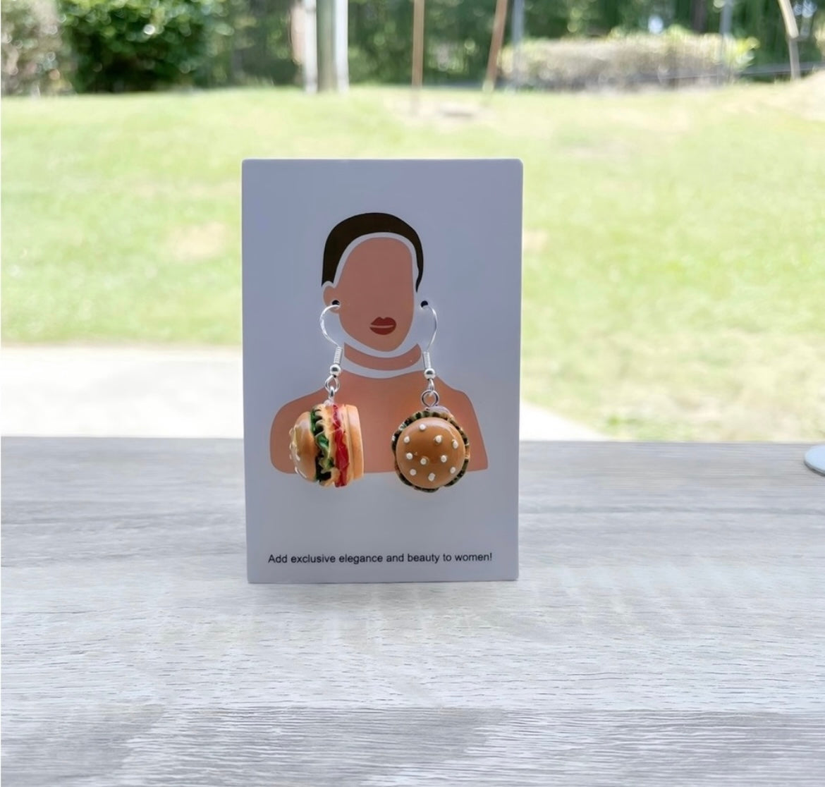 UNIQUE Original Burger Earrings