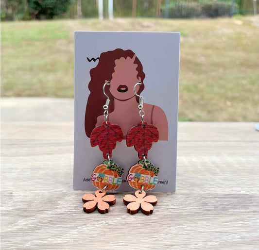 UNIQUE Thanksgiving Earrings