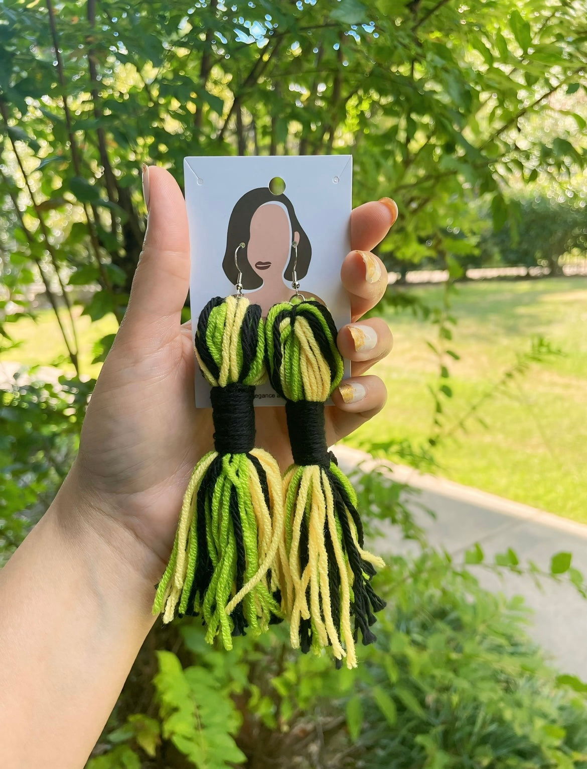 UNIQUE Tassel Jamaican Earrings