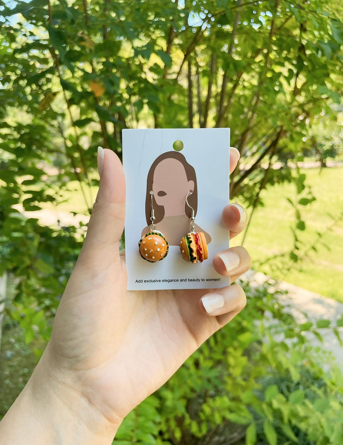 UNIQUE Original Burger Earrings