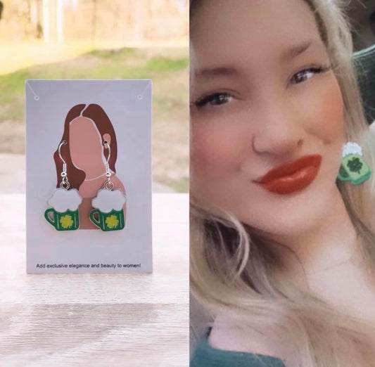 UNIQUE St. Patrick's Earrings