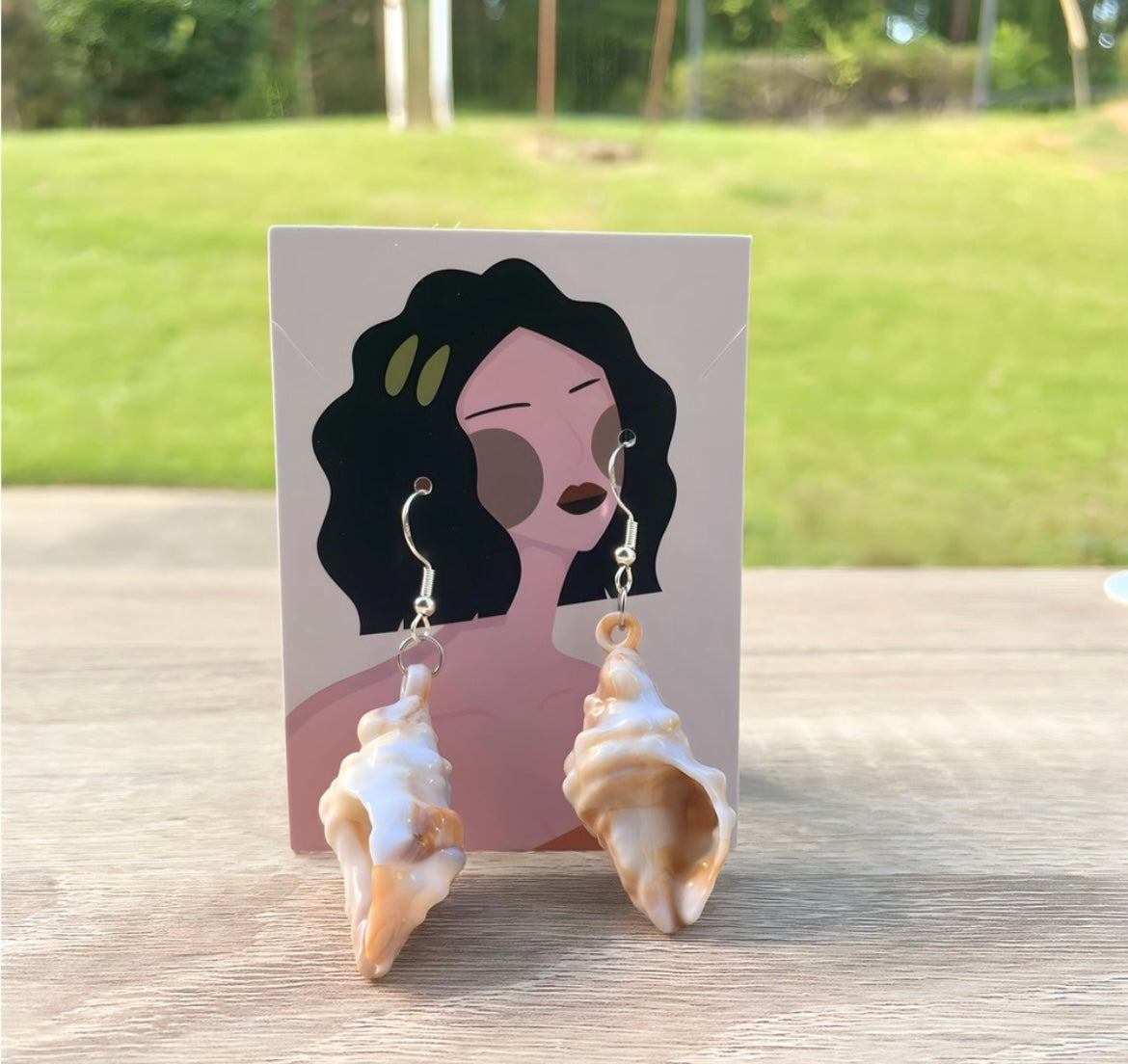 UNIQUE Seashell Earrings