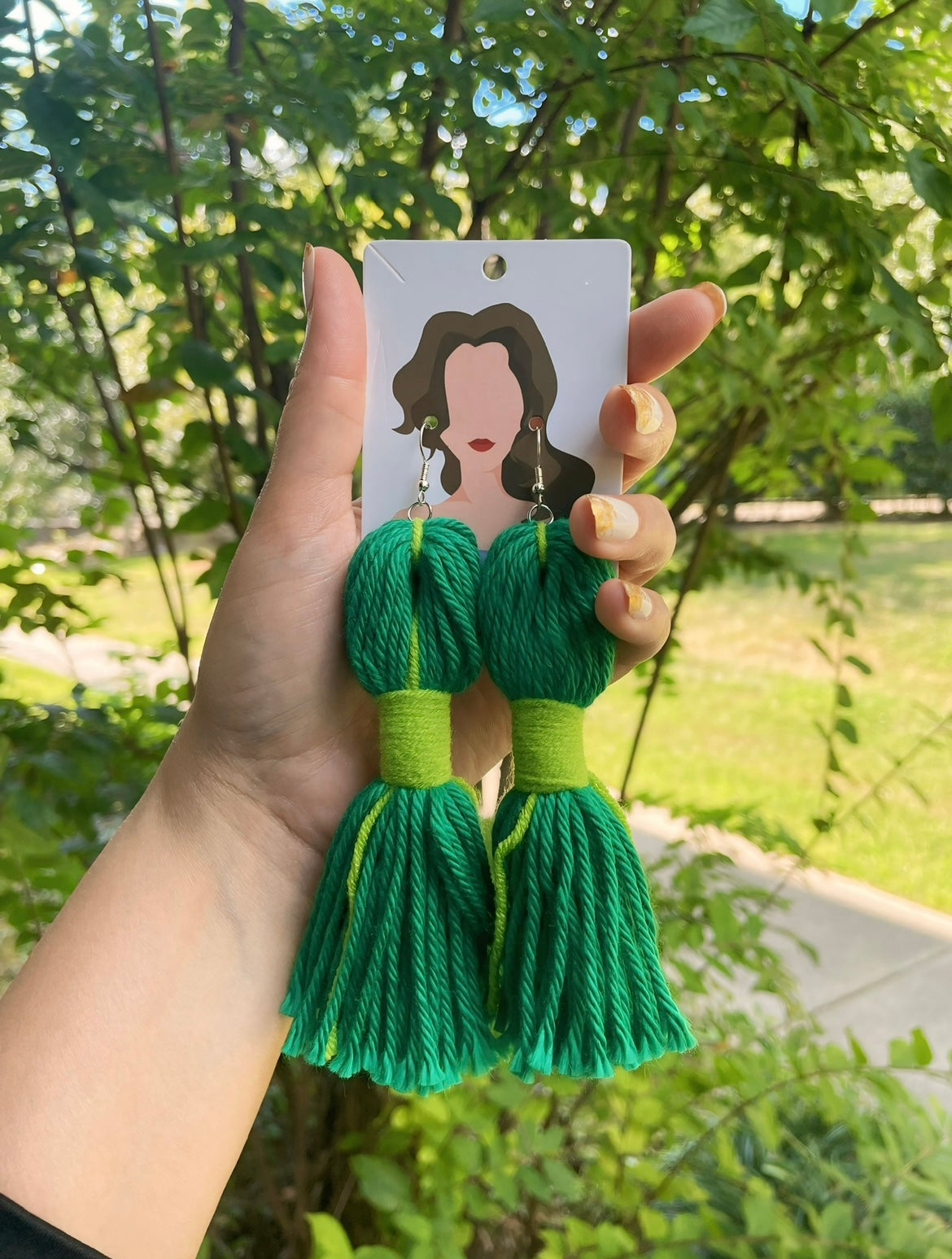 UNIQUE Tassel St. Patricks Earrings