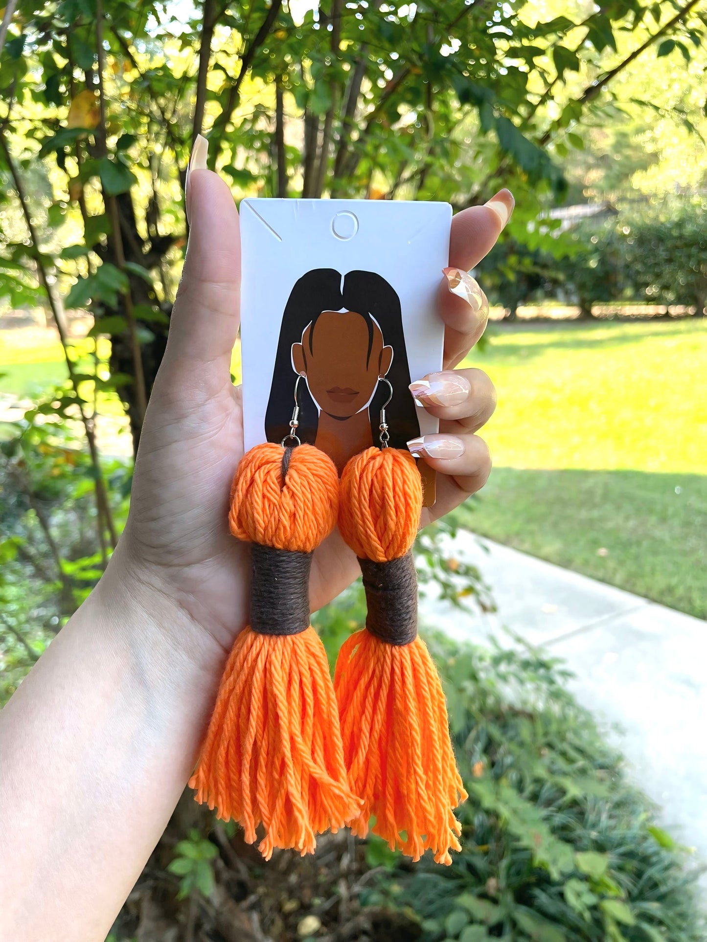 UNIQUE Fall Tassel Earrings