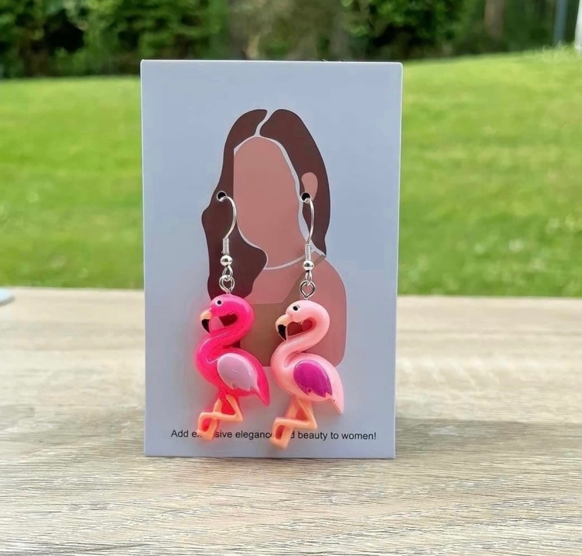 UNIQUE Flamingo Earrings