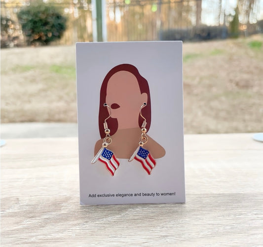 UNIQUE Fourth of July Earrings