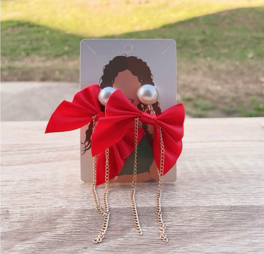 UNIQUE Red Earrings