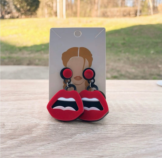 UNIQUE Red Earrings