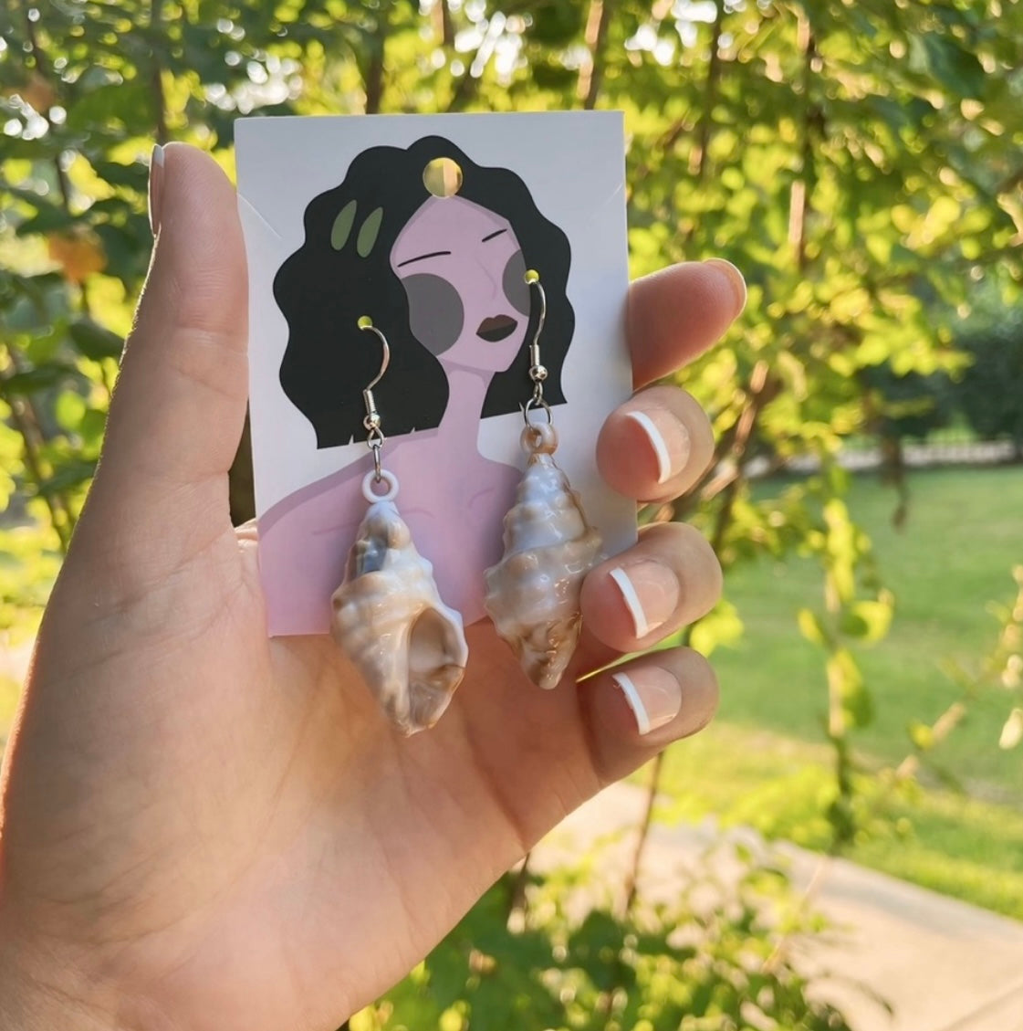 UNIQUE Seashell Earrings