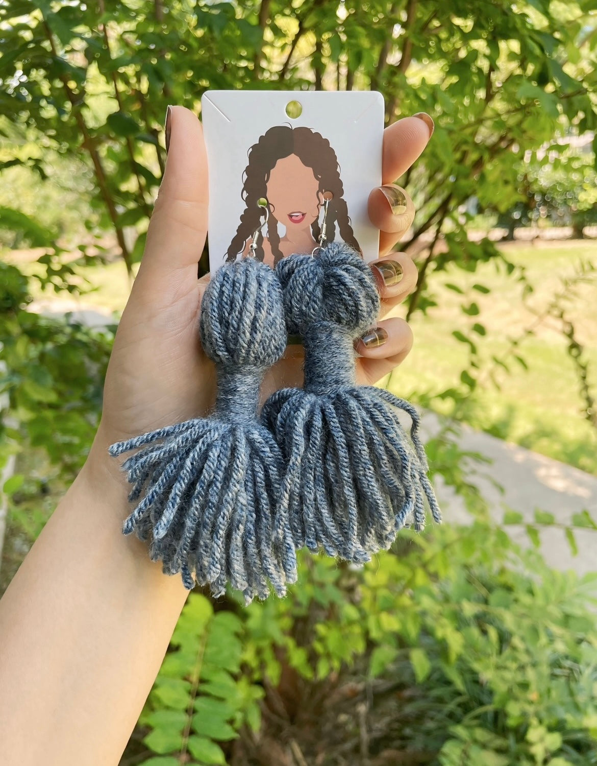 UNIQUE Tassel Jean Jeggings Earrings