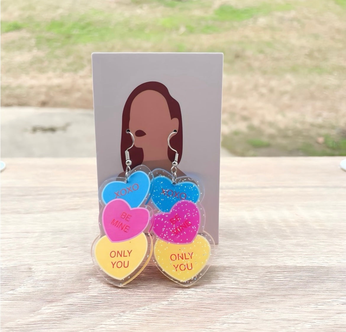 UNIQUE Valentines Earrings