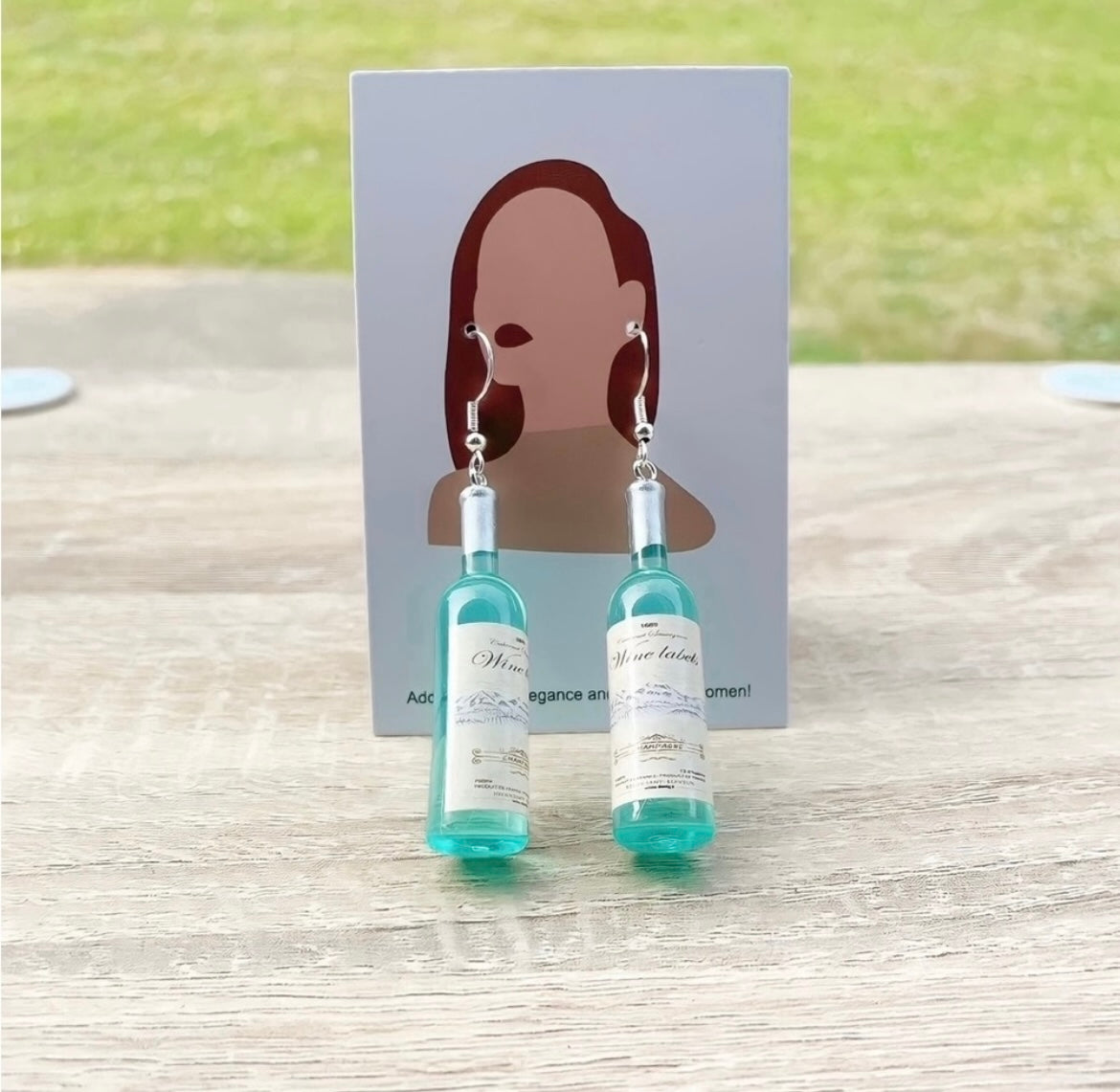 UNIQUE Original Wine Bottle Earrings