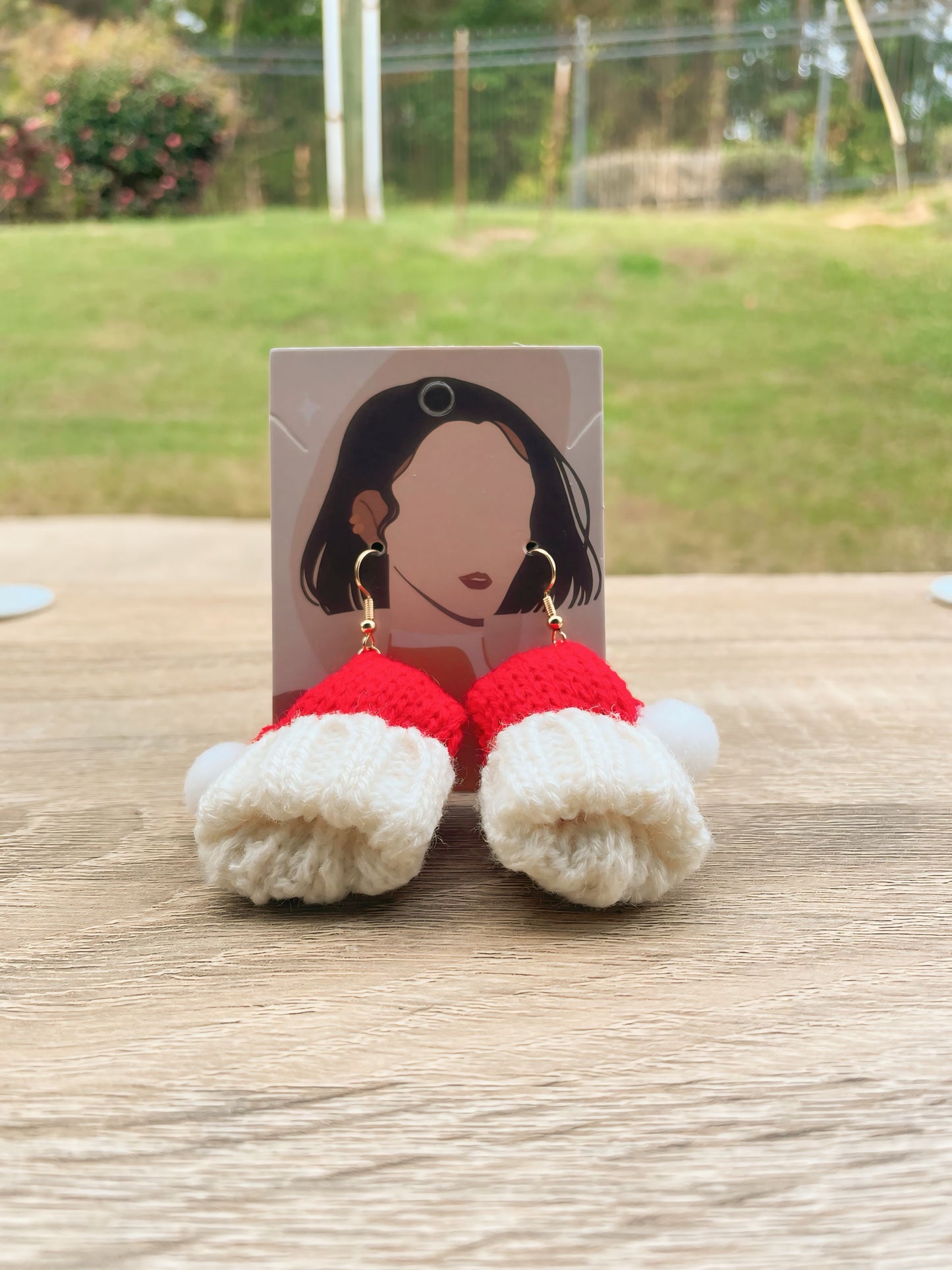 UNIQUE Christmas Eve Santa Earrings